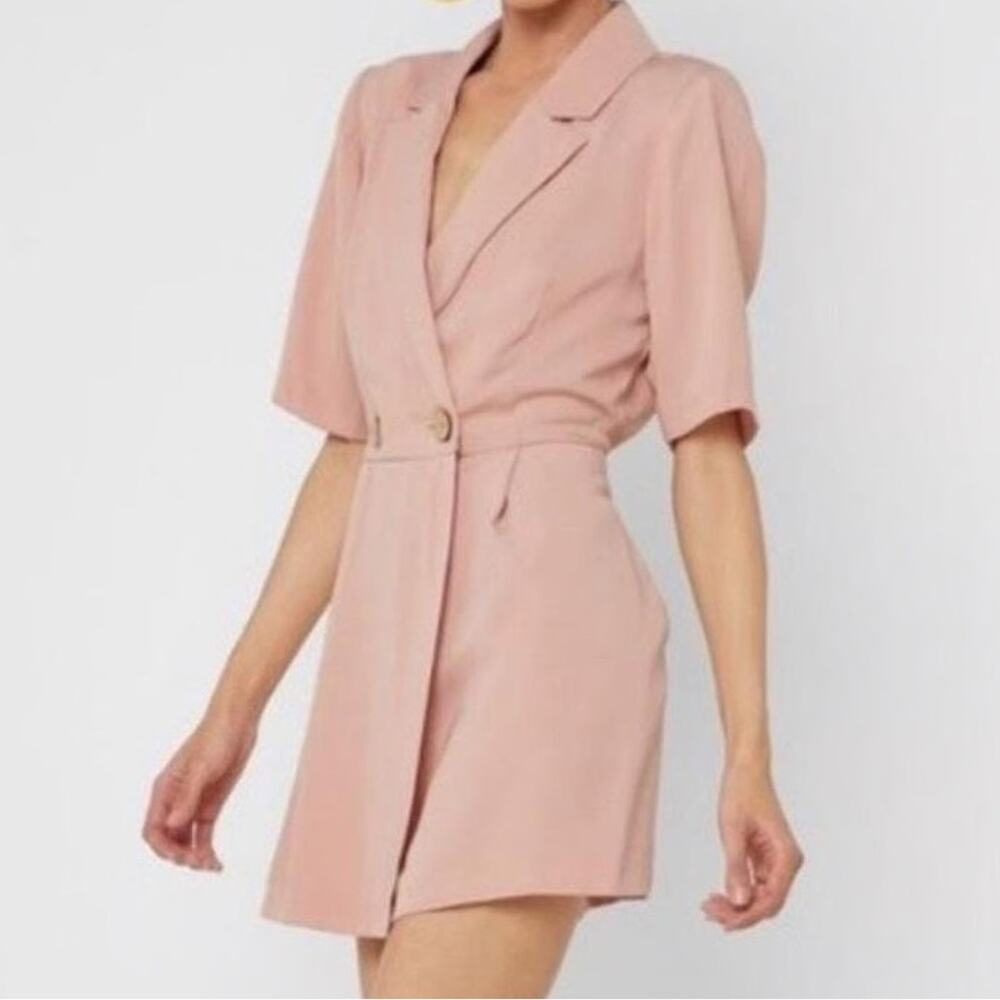 Topshop blush pink skort romper size 6